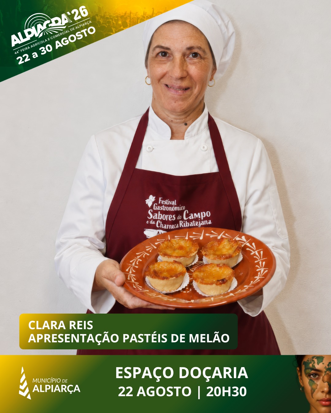 Pasteis de meláo de alpiarça